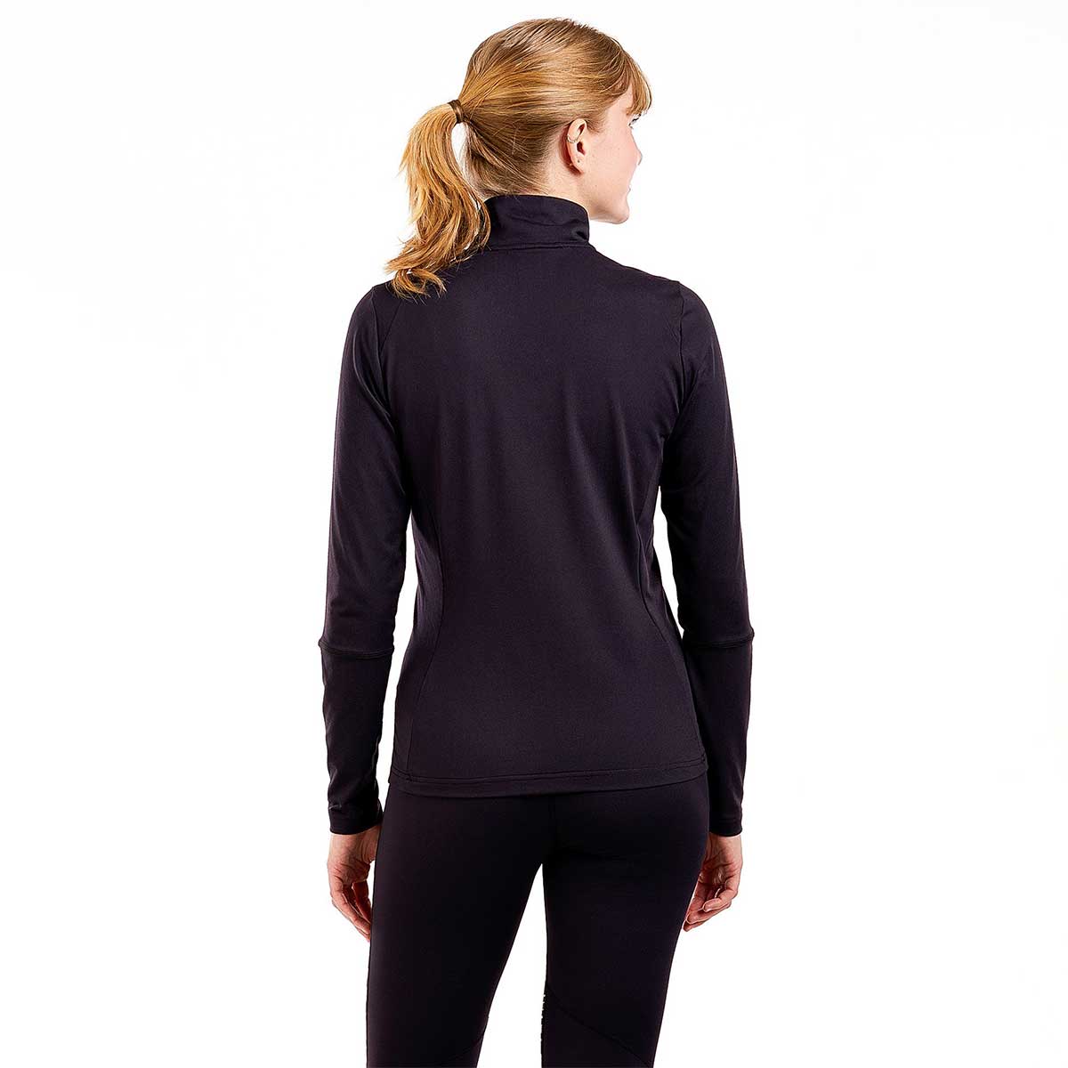 Swix Tista 1/2 Zip Mid Layer Print Top Women's in Black Print
